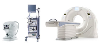 中古医療機器の機材写真（Ophthalmology Endoscopy CT）